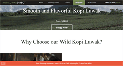 Desktop Screenshot of kopiluwakdirect.com